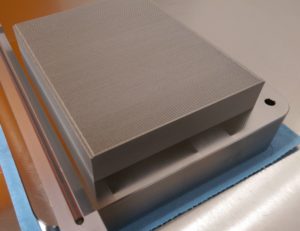 Microfire™ compact heat exchanger block 3d printed titanium for Rolls-Royce Model 250 gas turbine