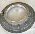 Actual centrifugal cooled compressor part