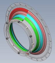 A 3D model of the IsoCool™ Centrifugal compressor cooling system by Frontline Aerospace