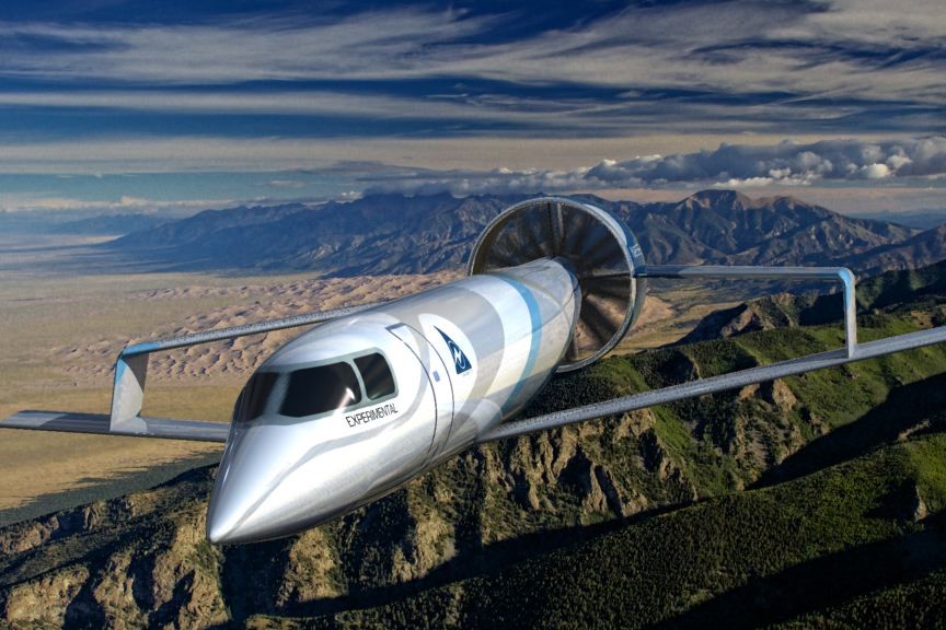 SkyFan Business Jet over the Great Sand Dunes