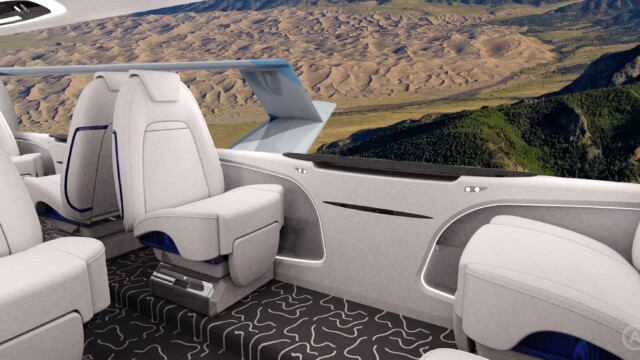 SkyFan's interior panoramic electronic window ( PanDow)